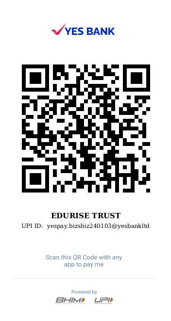 Edurise Trust UPI QR Code